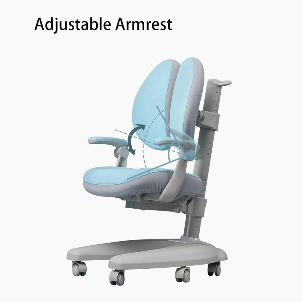 Kids Study Chair Solid Rubber Wood Height Adjustable