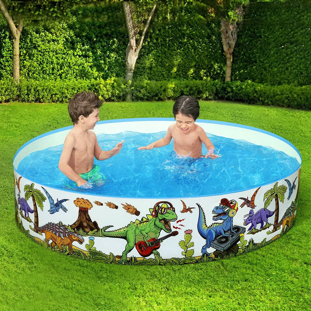 Kids Swimming Pool Above Ground Play Fun Round Fill-n-Fun