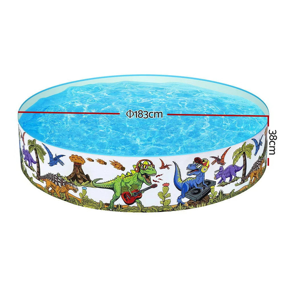 Kids Swimming Pool Above Ground Play Fun Round Fill-n-Fun