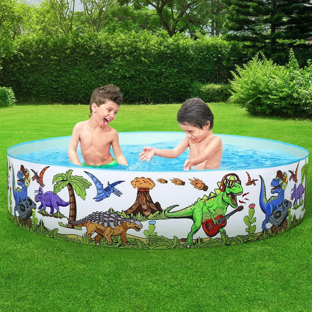 Kids Swimming Pool Above Ground Play Fun Round Fill-n-Fun