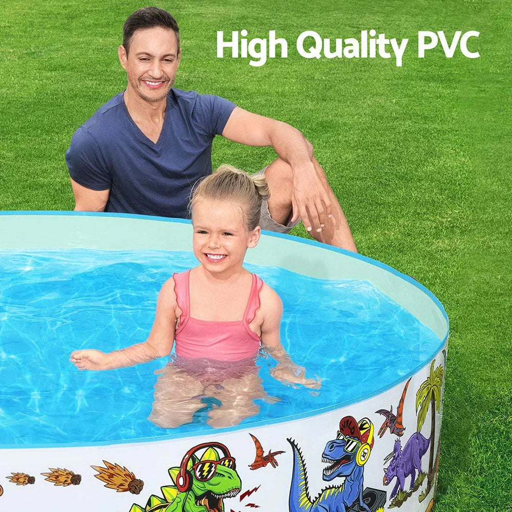 Kids Swimming Pool Above Ground Play Fun Round Fill-n-Fun