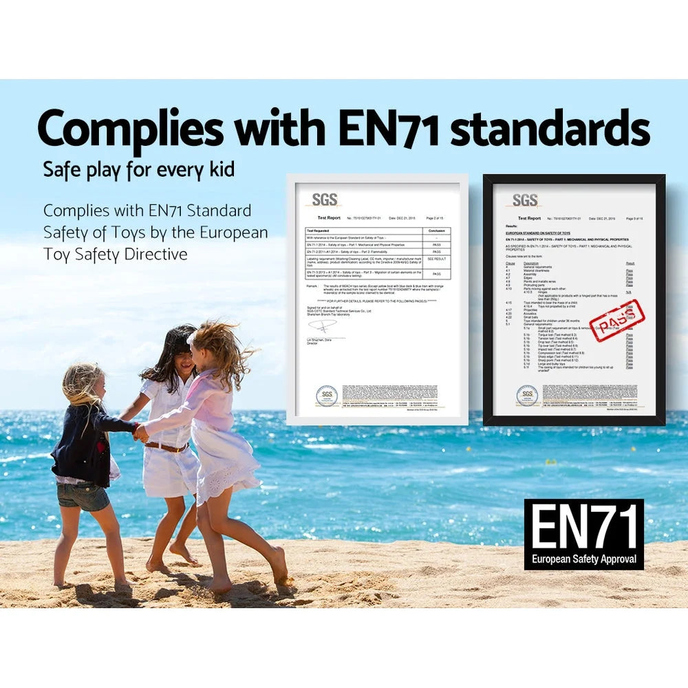 Kids Table Plastic Square Activity Study Desk - 60X120CM