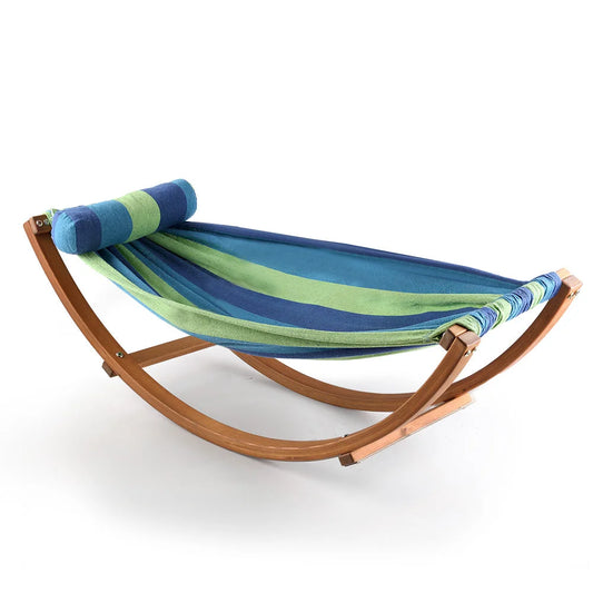 Kids Timber Hammock Bed Swing Blue - Kids Furniture