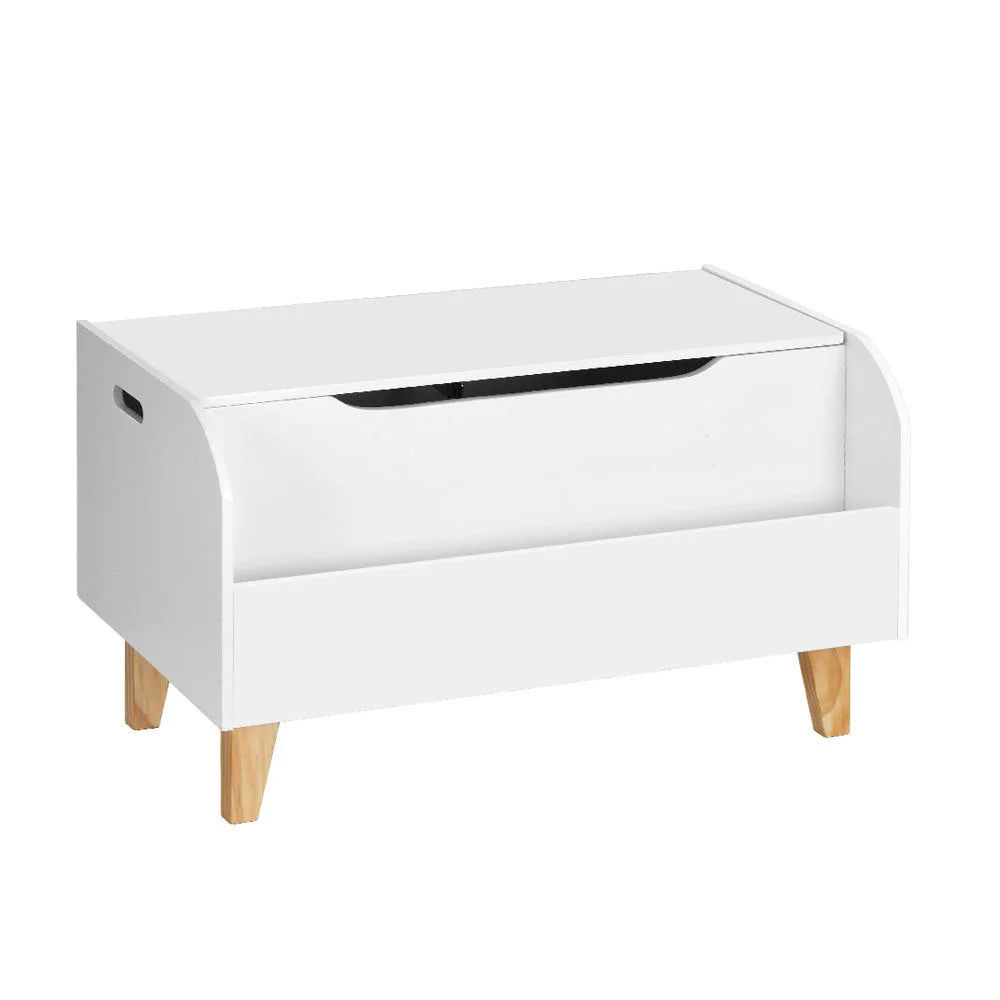 Bookshelf with toy box chest storage