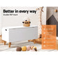 Bookshelf with box chest storage children bookcase