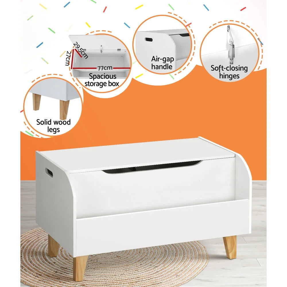 Kids Toy Box Chest Bookshelf Storage Children Bookcase