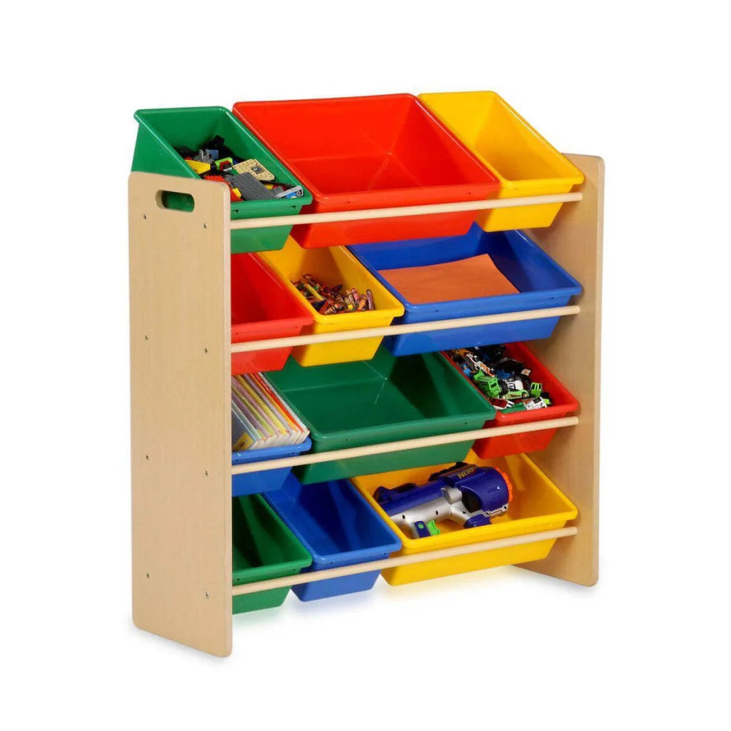 Kids Toy Organizer Shelf Storage Rack 12 Bins