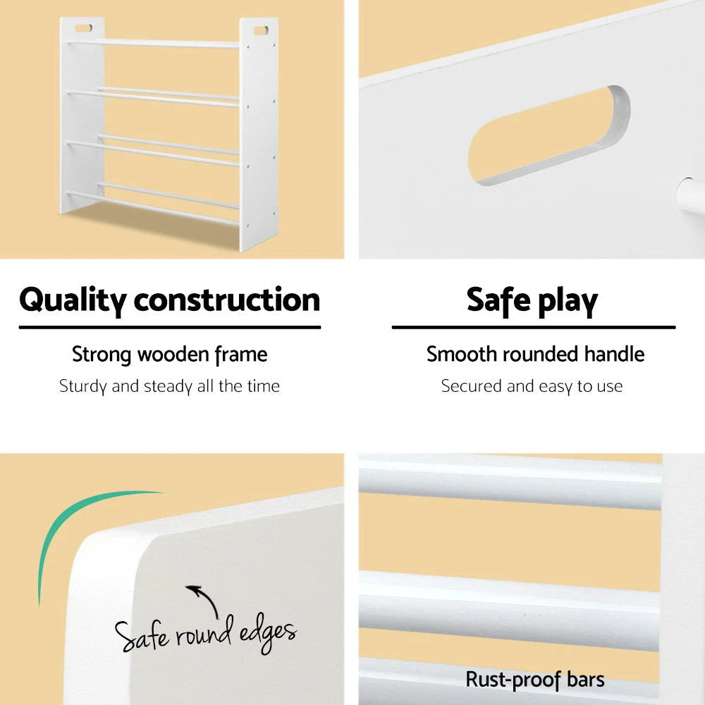 Kids Toy Organizer with 12 Plastic Bins Bookshelf Storage