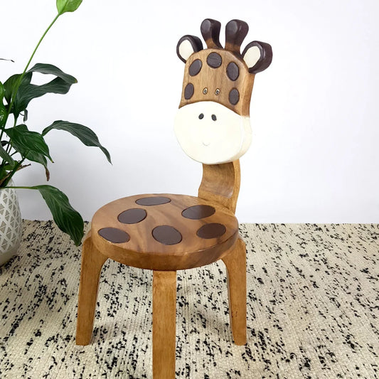 Kids Wooden Chair Giraffe - Baby & Kids > Kid’s Furniture >