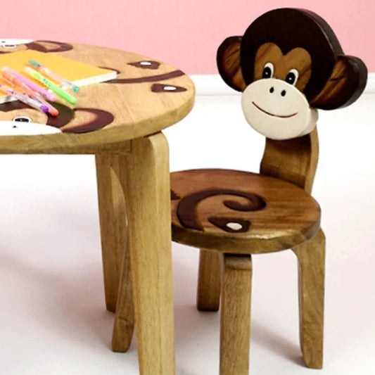 Kids Wooden Chair Monkey - Baby & Kids > Kid’s Furniture >