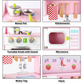 Kids Wooden Kitchen Pretend Play Set Toy Toddlers Children