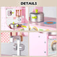 Kids Wooden Kitchen Pretend Play Set Toy Toddlers Children