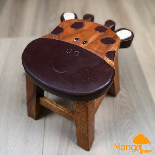 Kids Wooden Stool Giraffe - Baby & Kids > Kid’s Furniture >