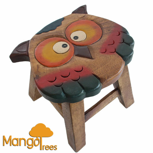 Kids Wooden Stool Owl - Baby & Kids > Kid’s Furniture >