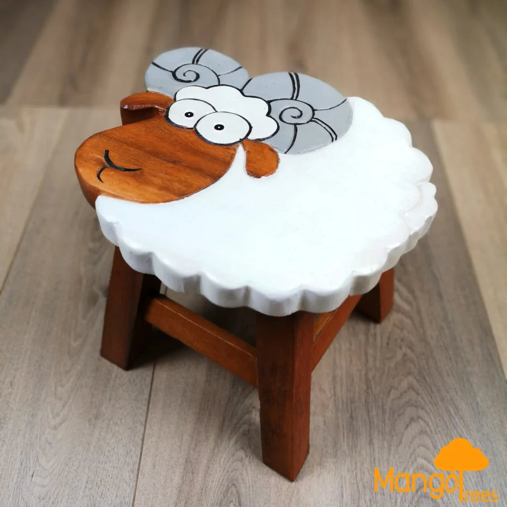 Kids Wooden Stool - Ram - Furniture