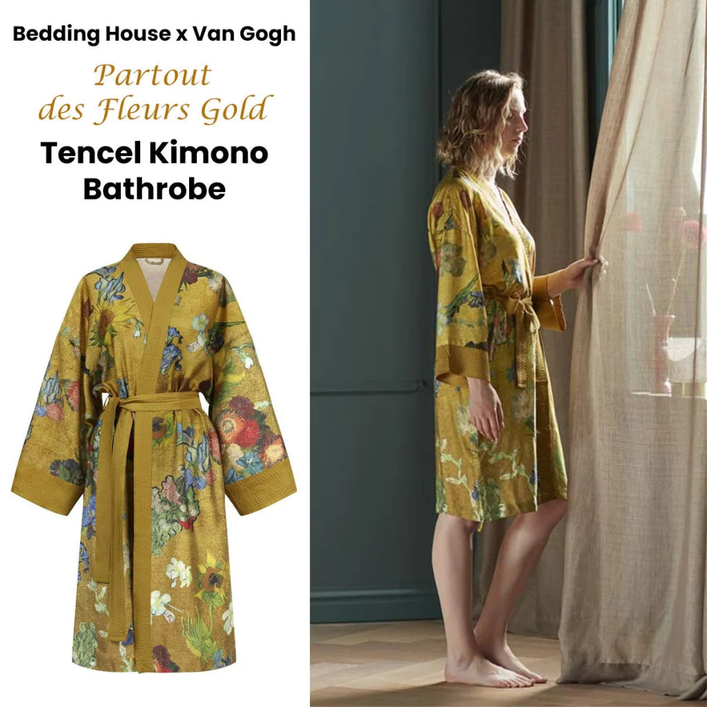 Kimono Bath Robe Large/Extra Large Bedding House Van Gogh