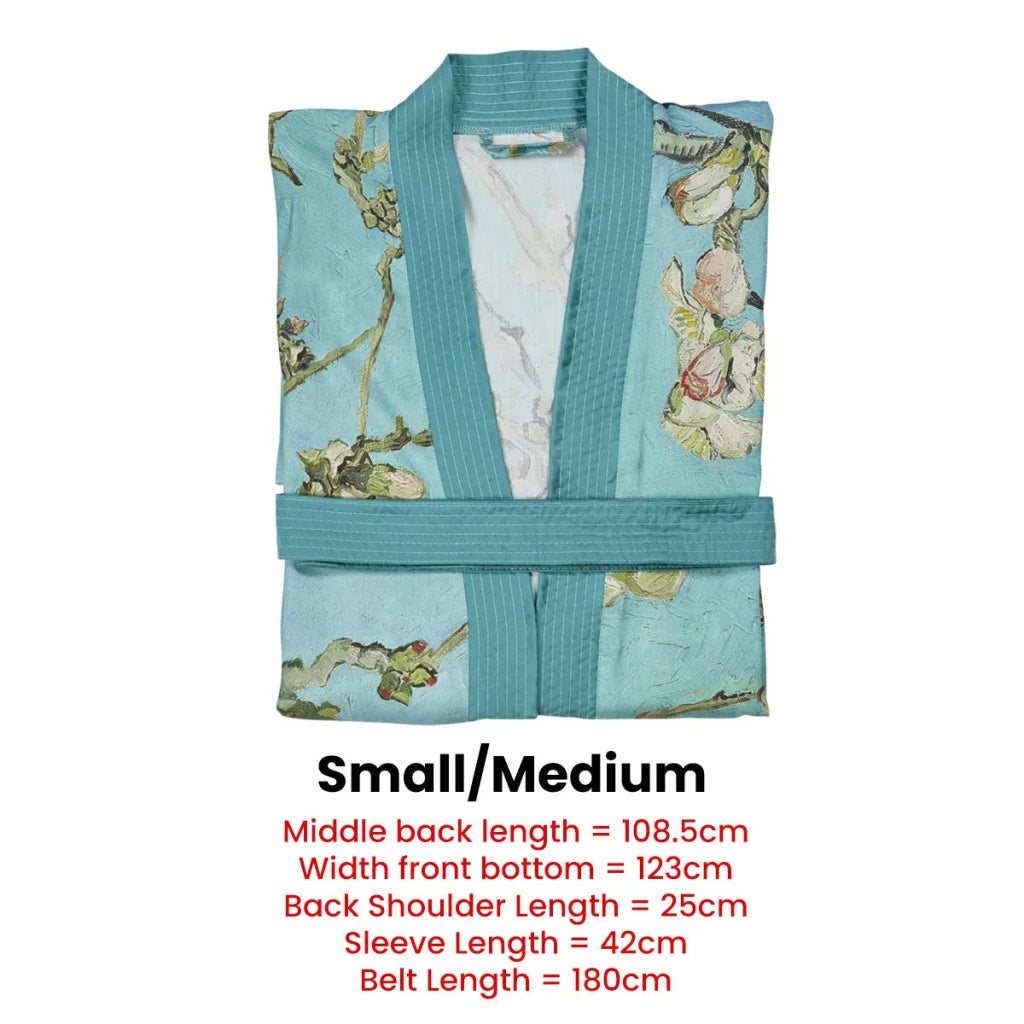 Kimono Bath Robe Small/Medium Bedding House Van Gogh Almond