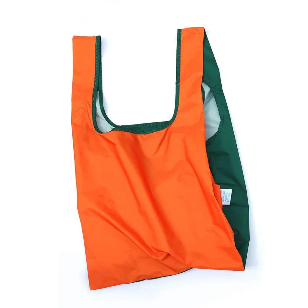 KIND BAG Reusable Bag - Medium| Bicolour Green & Orange-1973194218012807168