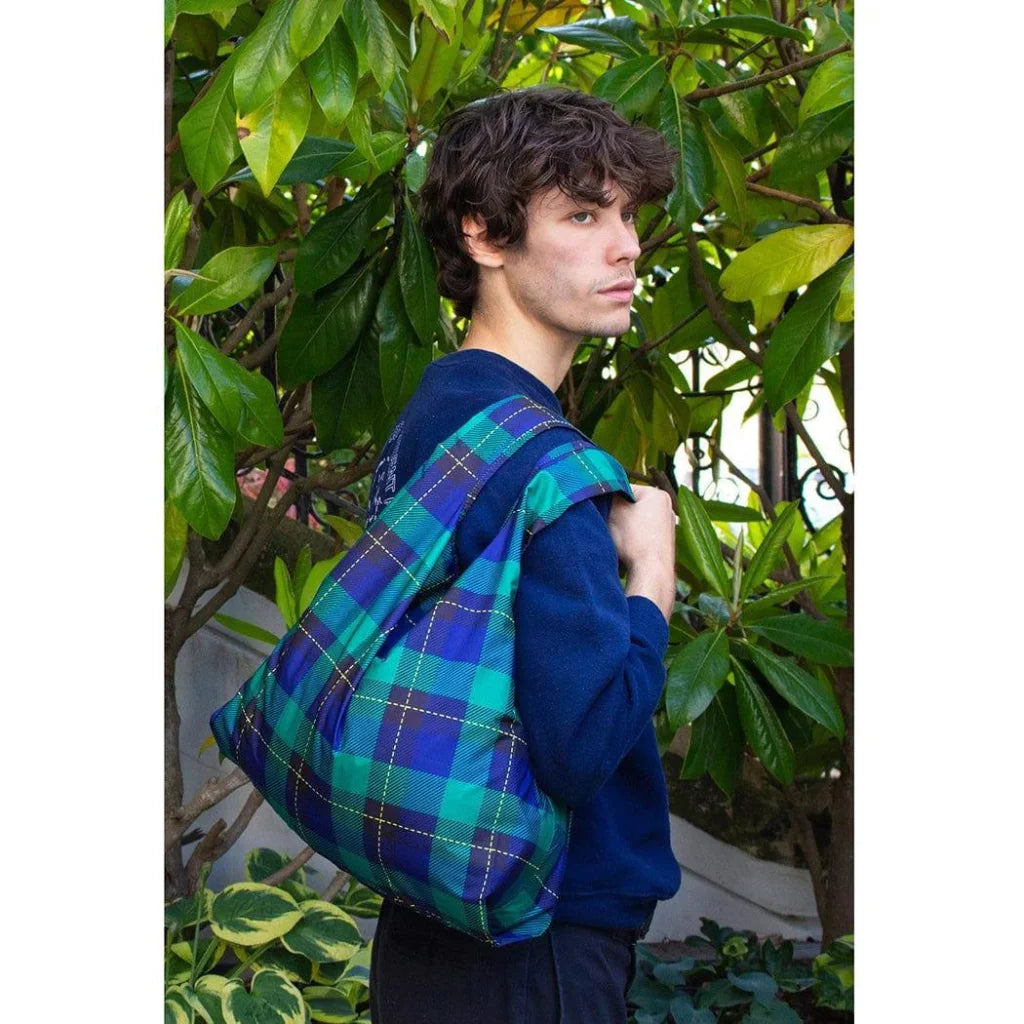 KIND BAG Reusable Bag - Medium| Tartan-1973194220239982600