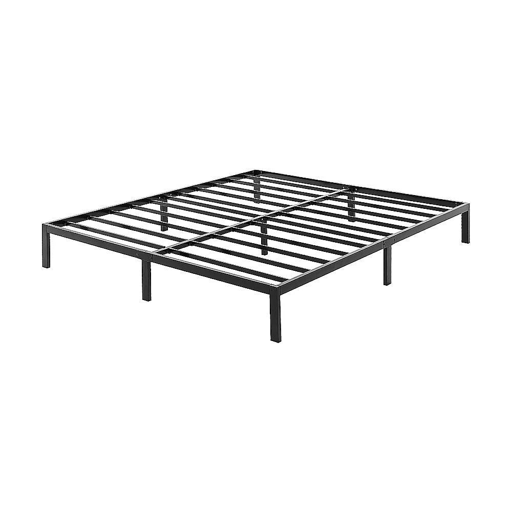 King Full Metal Bed Frame Base – Sturdy Steel Bed Base