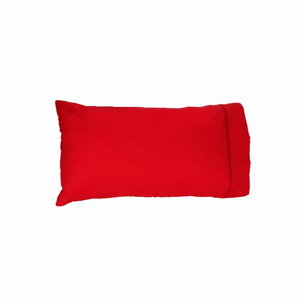 King Pillowcase Easyrest 250TC Cotton - Fire Red - Home &