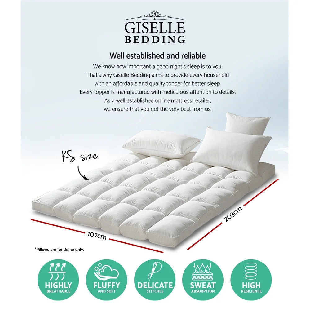 Foam mattress topper with cooling gel layer and cover texture