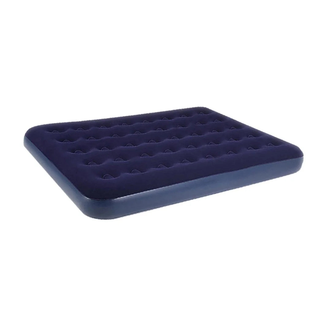 King Size Inflatable Airbed Easy Inflate Flocked Air