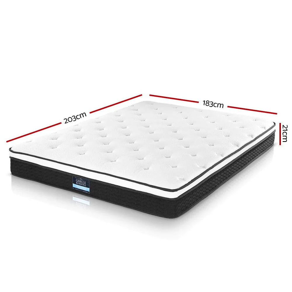 21cm mattress in a room setting