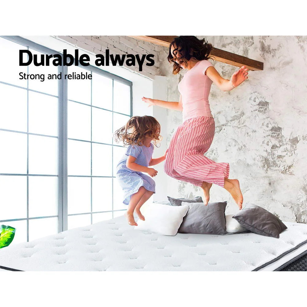 Mattress with king size euro top