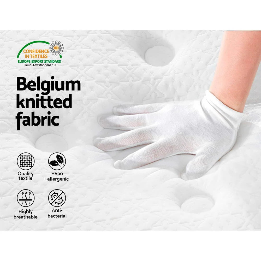 Mattress with bedding king size euro top