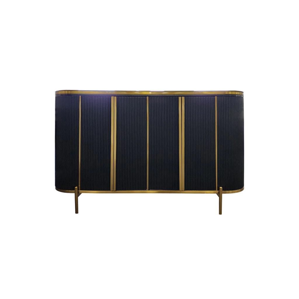 Kingsley Sideboard / Buffet Table - Black - Furniture >