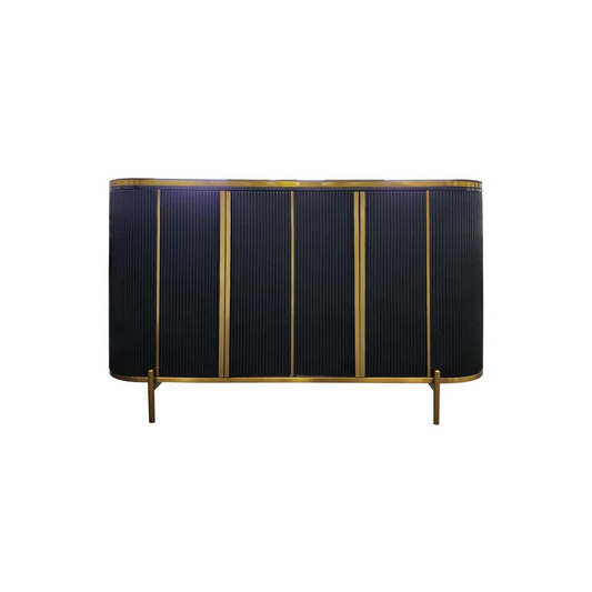 Kingsley Sideboard / Buffet Table - Black - Furniture >