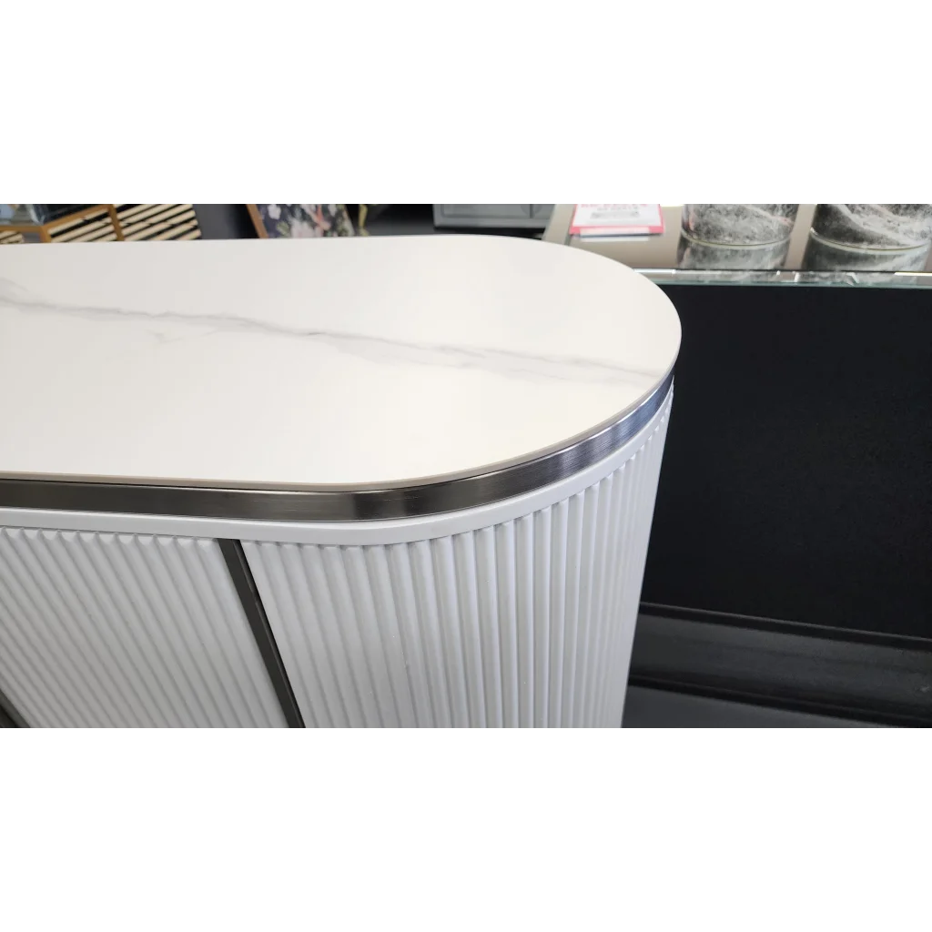 Kingsley Sideboard / Buffet Table - White - Furniture >