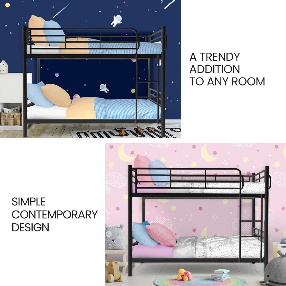 Kingston Slumber 2in1 King Single Metal Bunk Bed Frame