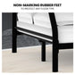 Kingston Slumber Metal Single Over Double Bunk Bed Frame Dark Matte Grey