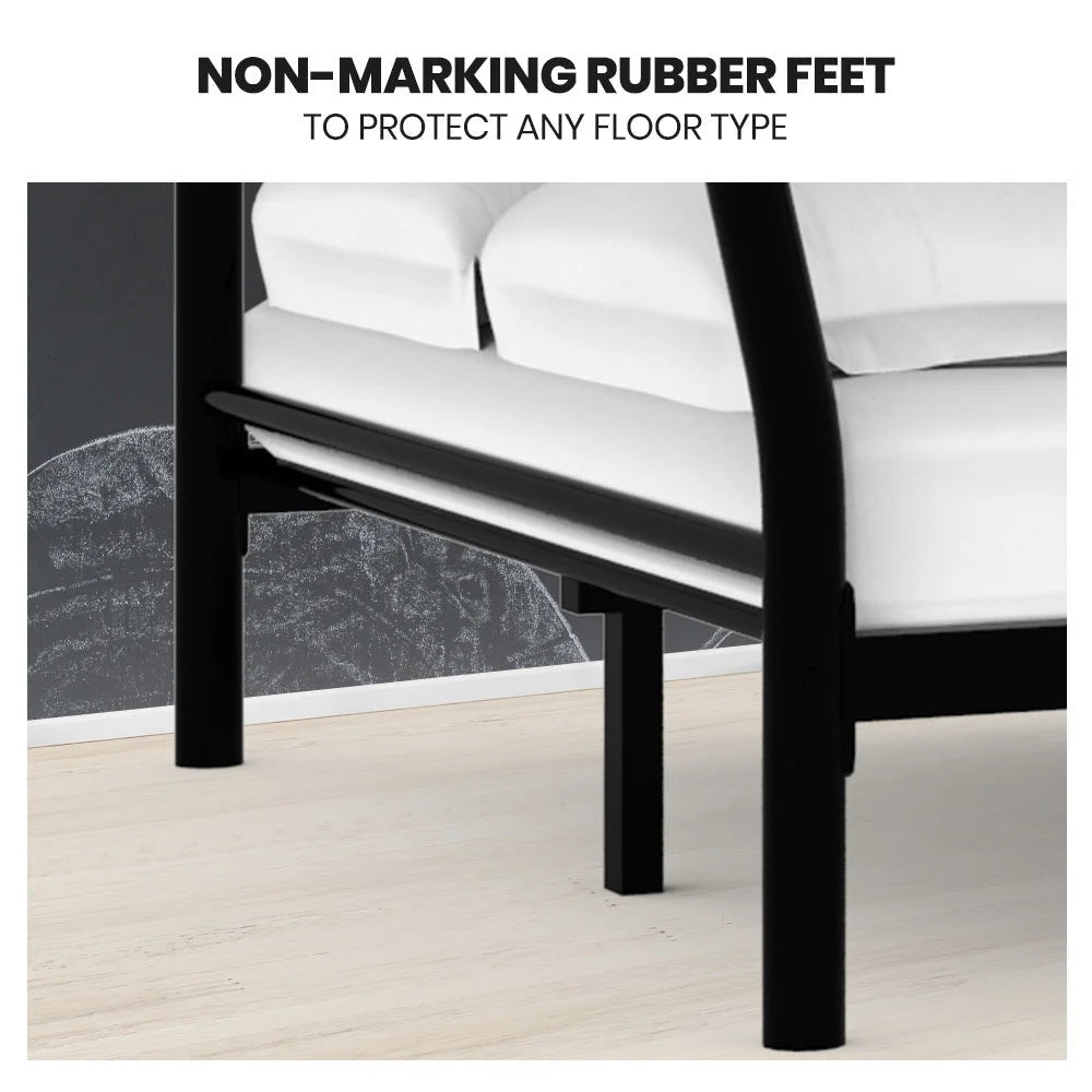 Kingston Slumber Metal Single over Double Bunk Bed Frame