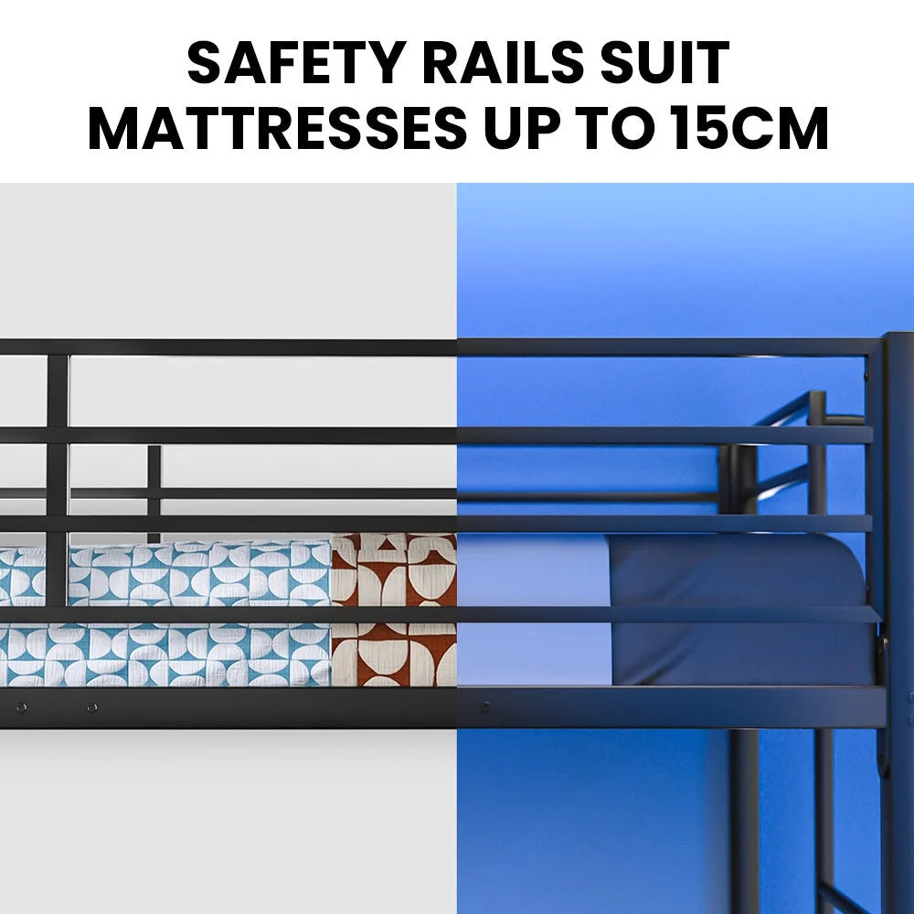 KINGSTON SLUMBER Single Loft Bed And Single Underbed
