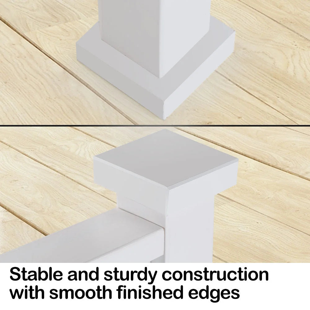 KINGSTON SLUMBER Single Wooden Bed Frame Bedroom Furniture