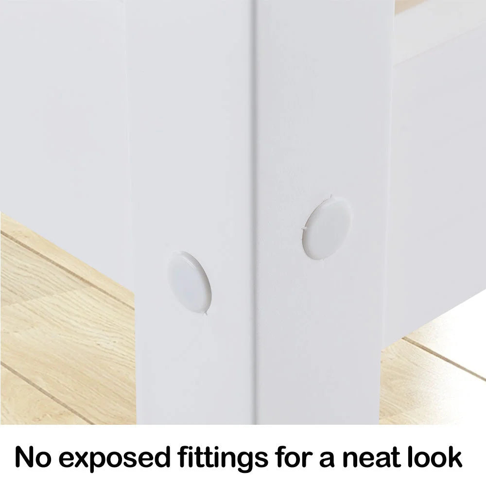 KINGSTON SLUMBER Single Wooden Bed Frame Bedroom Furniture