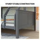 Kingston Slumber Triple Wooden Single Over Double Bunk Bed