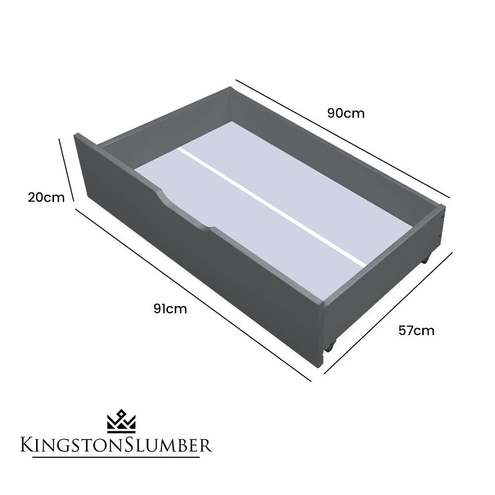 Kingston Slumber Trundle Storage Under Bunk Bed Drawers 2