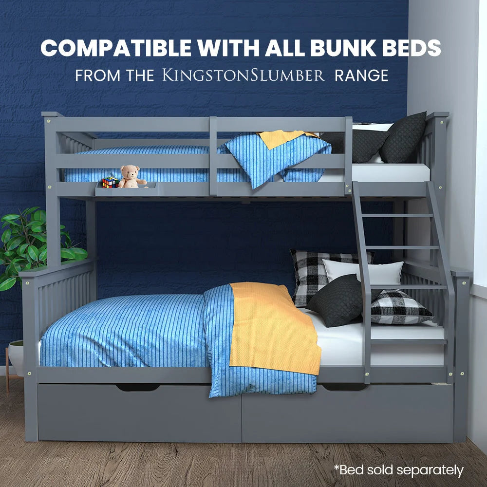 Kingston Slumber Trundle Storage Under Bunk Bed Drawers 2