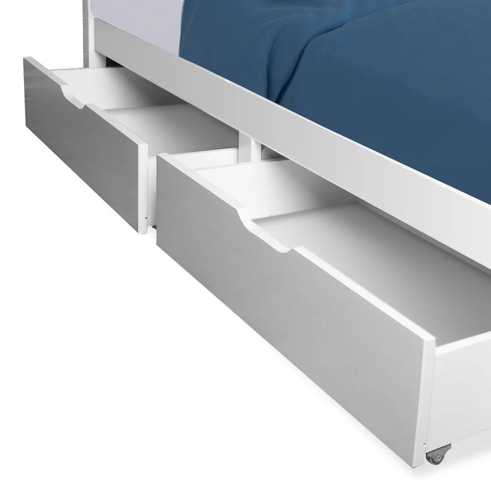 Kingston Slumber Trundle Under Bed Storage Drawers 2 Pieces