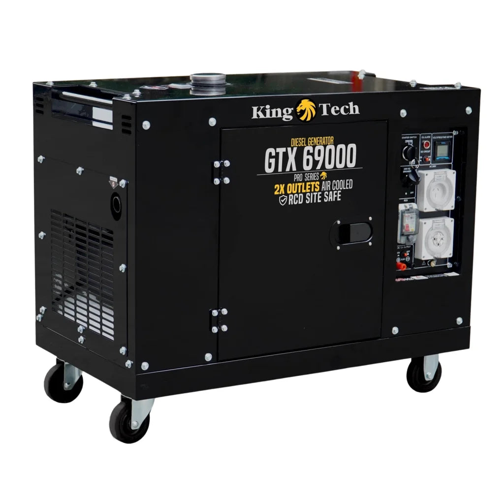 KINGTECH Diesel Generator 8.4kW Max 6kW Rated Single Phase
