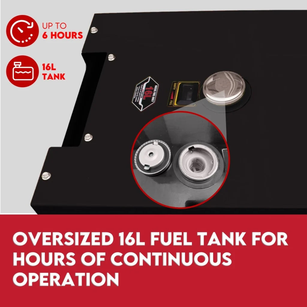 KINGTECH Diesel Generator 8.4kW Max 6kW Rated Single Phase