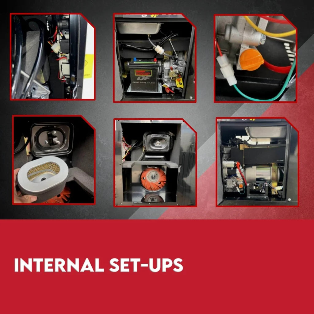 KINGTECH Diesel Generator 8.4kW Max 6kW Rated Single Phase