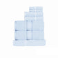 Kingtex 550gsm Cotton 7-Piece Towel Set - Baby Blue - Home