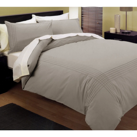 Kingtex Pintuck Quilt Cover Set Double - Home & Garden