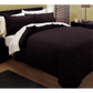 Kingtex Pintuck Quilt Cover Set Queen - Chocolate - Home &
