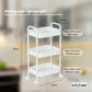 Kitchee 3-Tier Kitchen Storage Cart Trolley with Wheels
